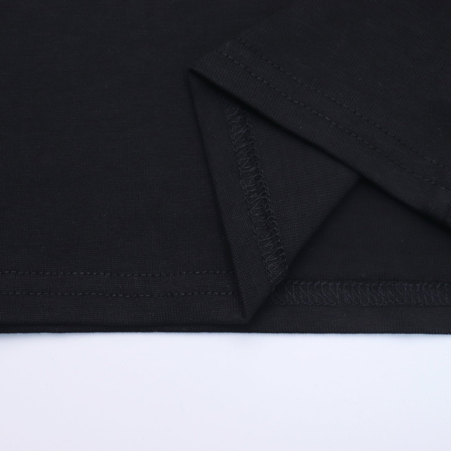 Moncler Black/White Cotton T-shirt