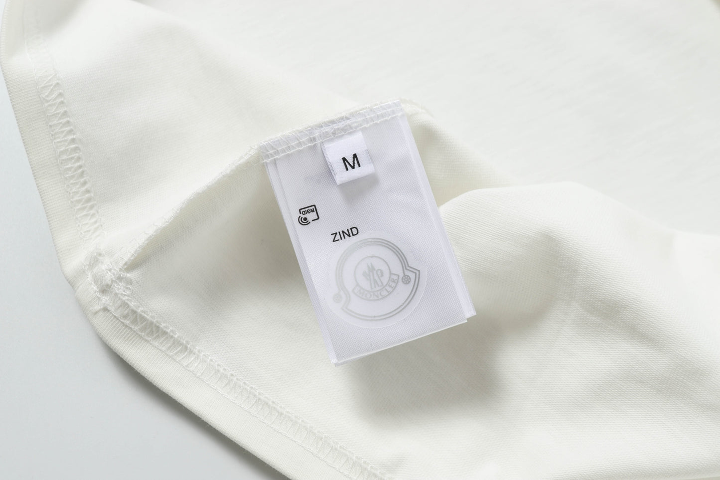 Moncler Black/White Cotton T-shirt