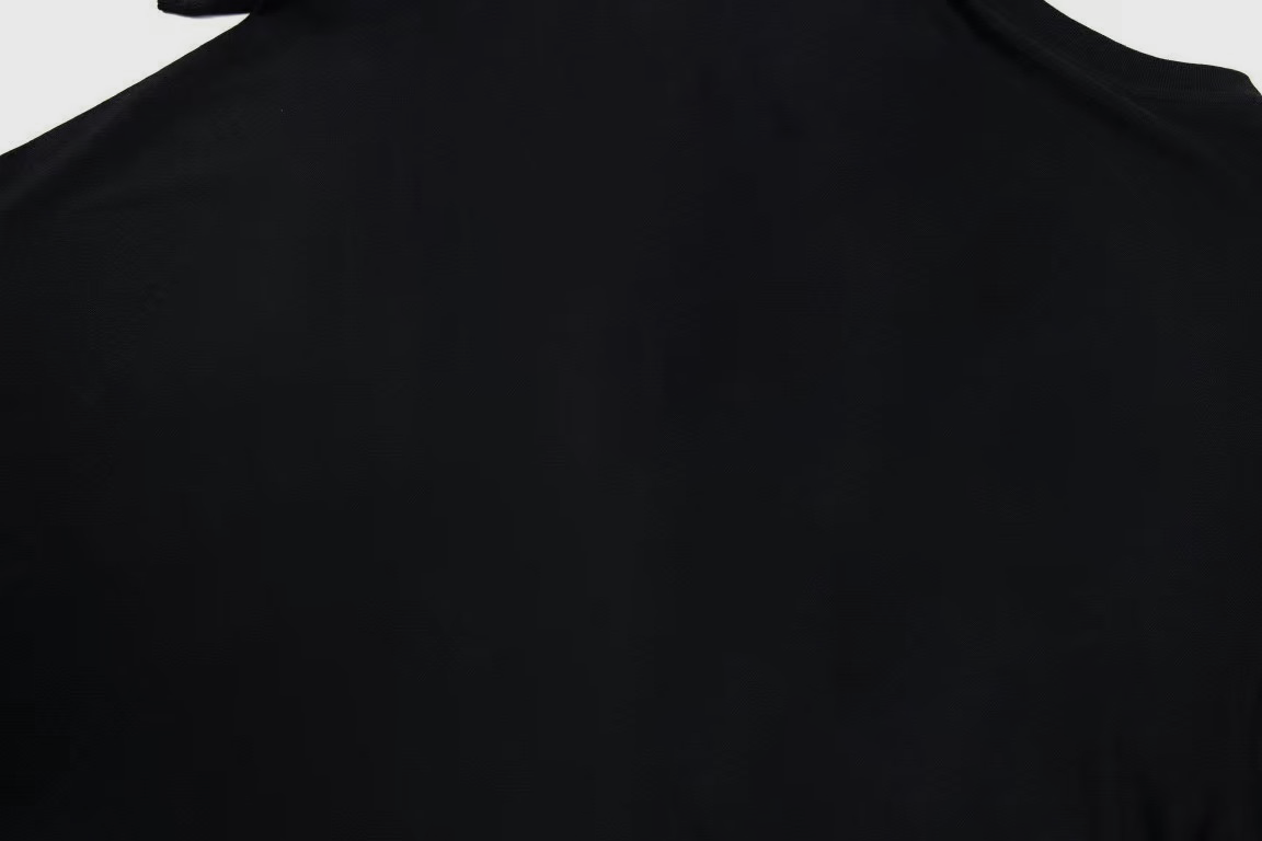 Moncler Black Cotton T-shirt