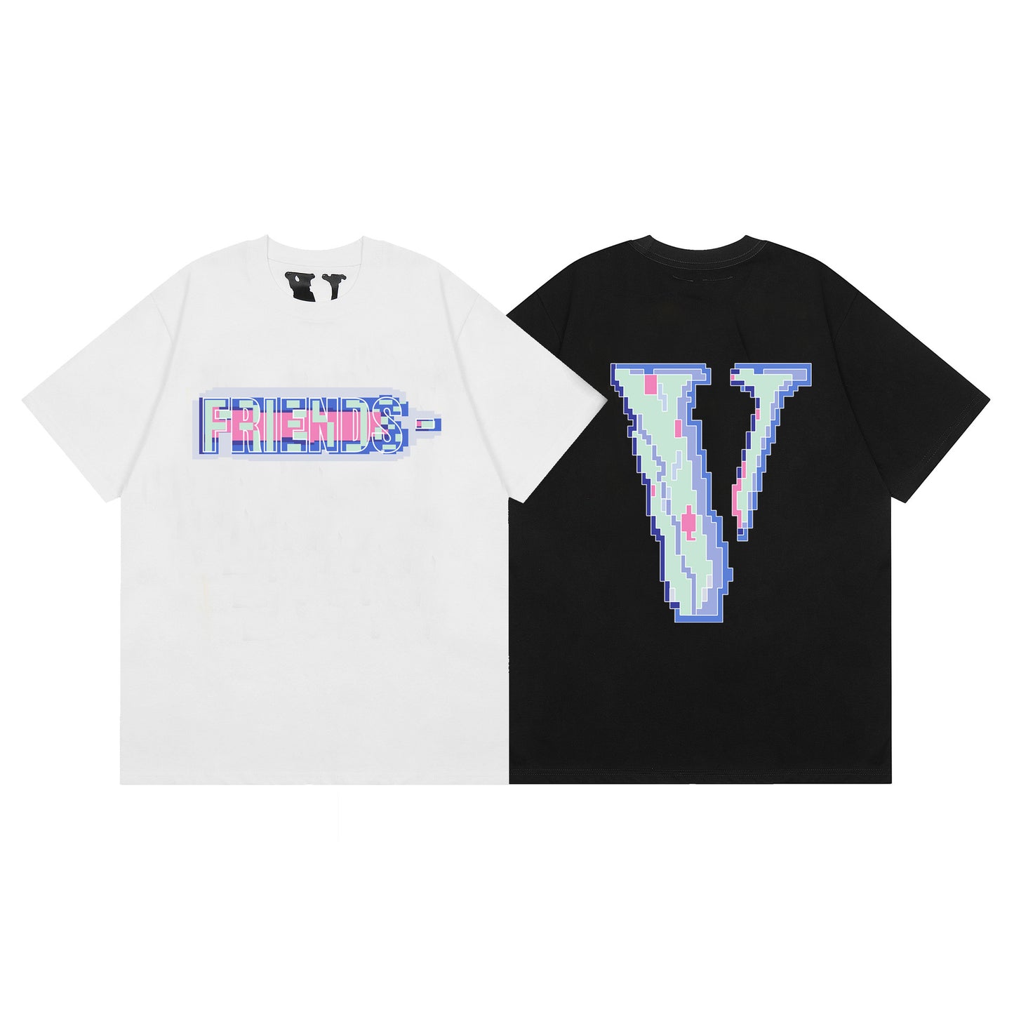 VLONE Black/White Cotton T-shirt