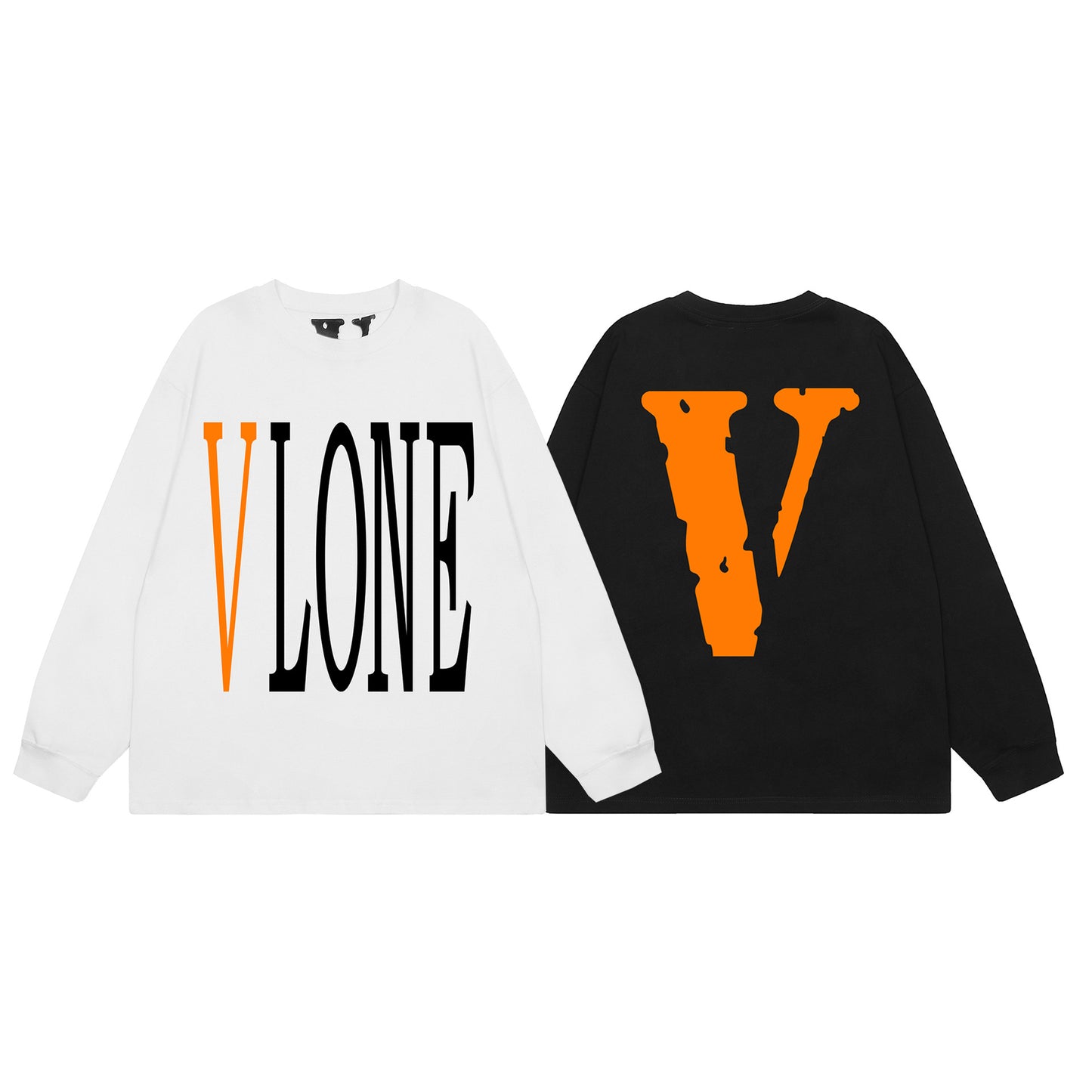 VLONE Black/White Cotton Sweatshirt