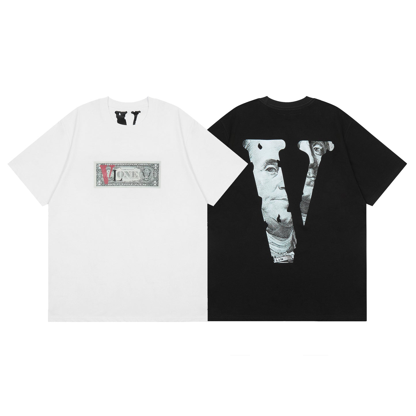 VLONE Black/White Cotton T-shirt