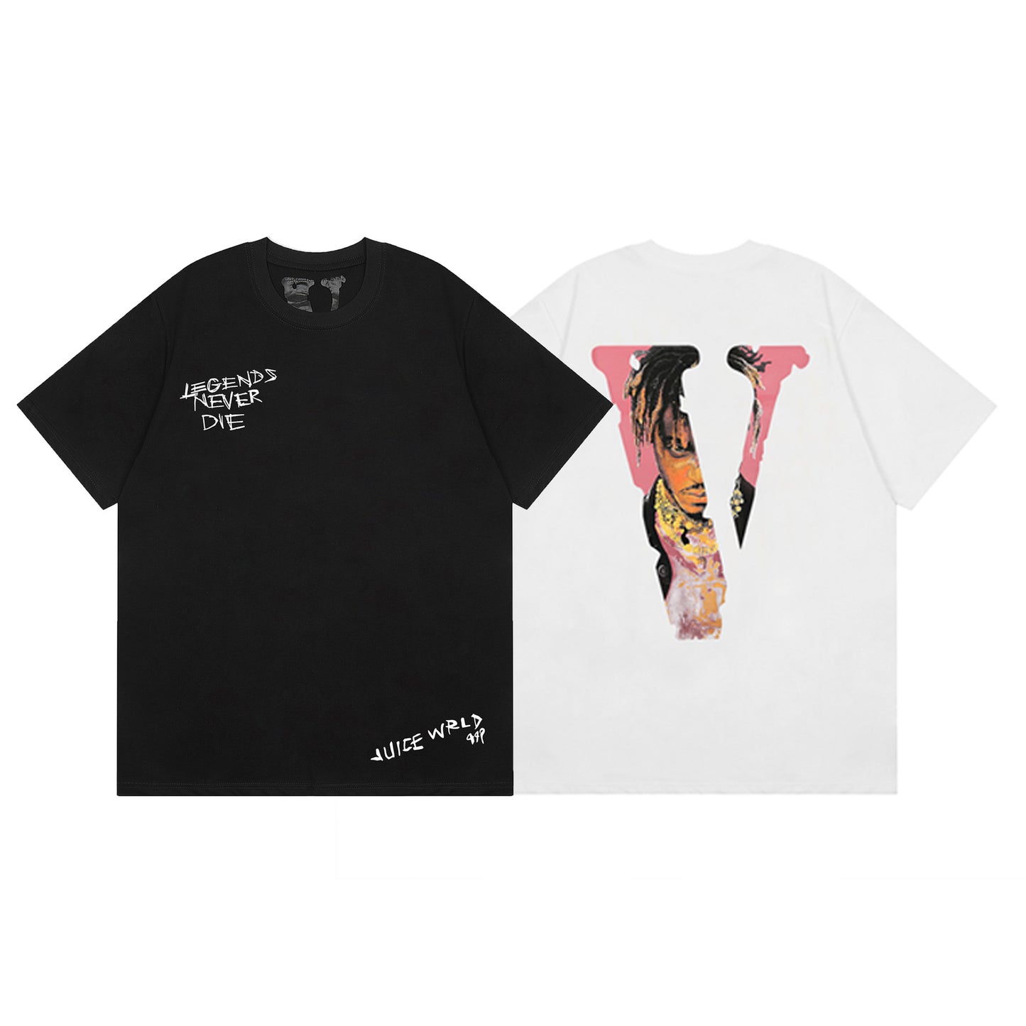VLONE Black/White Cotton T-shirt