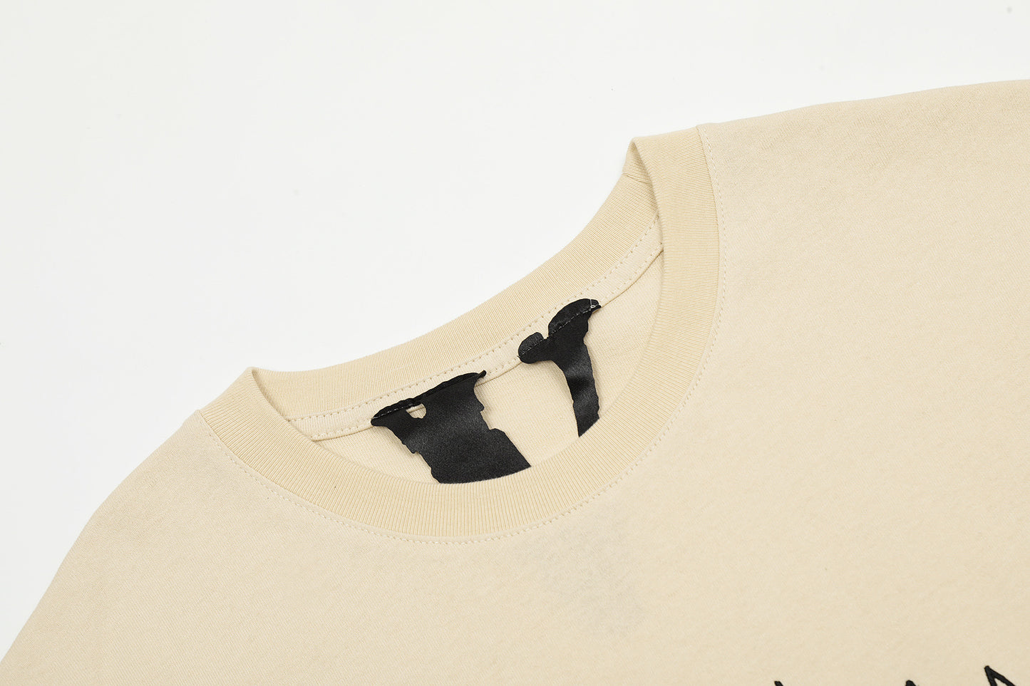 VLONE Black/Beige Cotton T-shirt