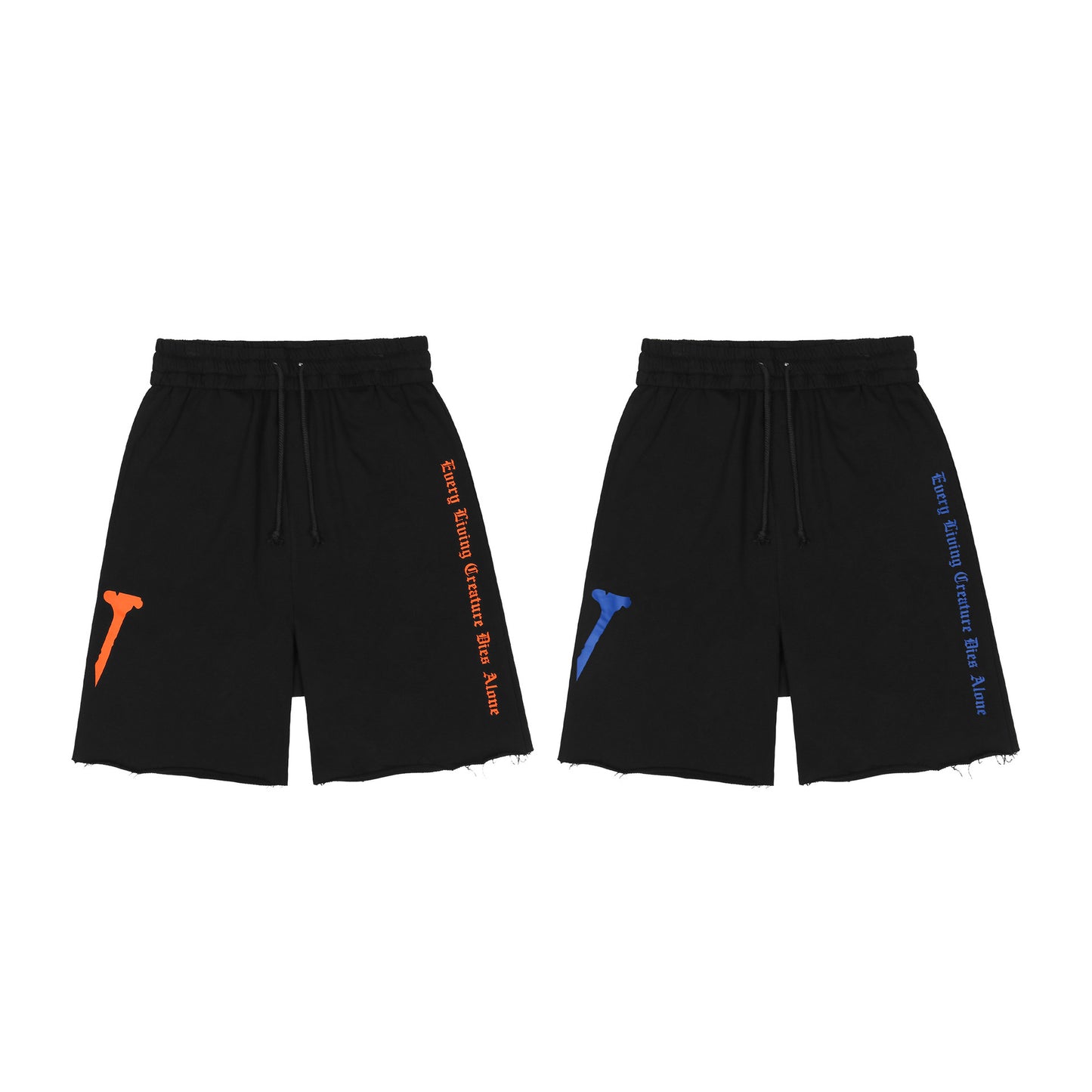 VLONE Black Cotton Shorts