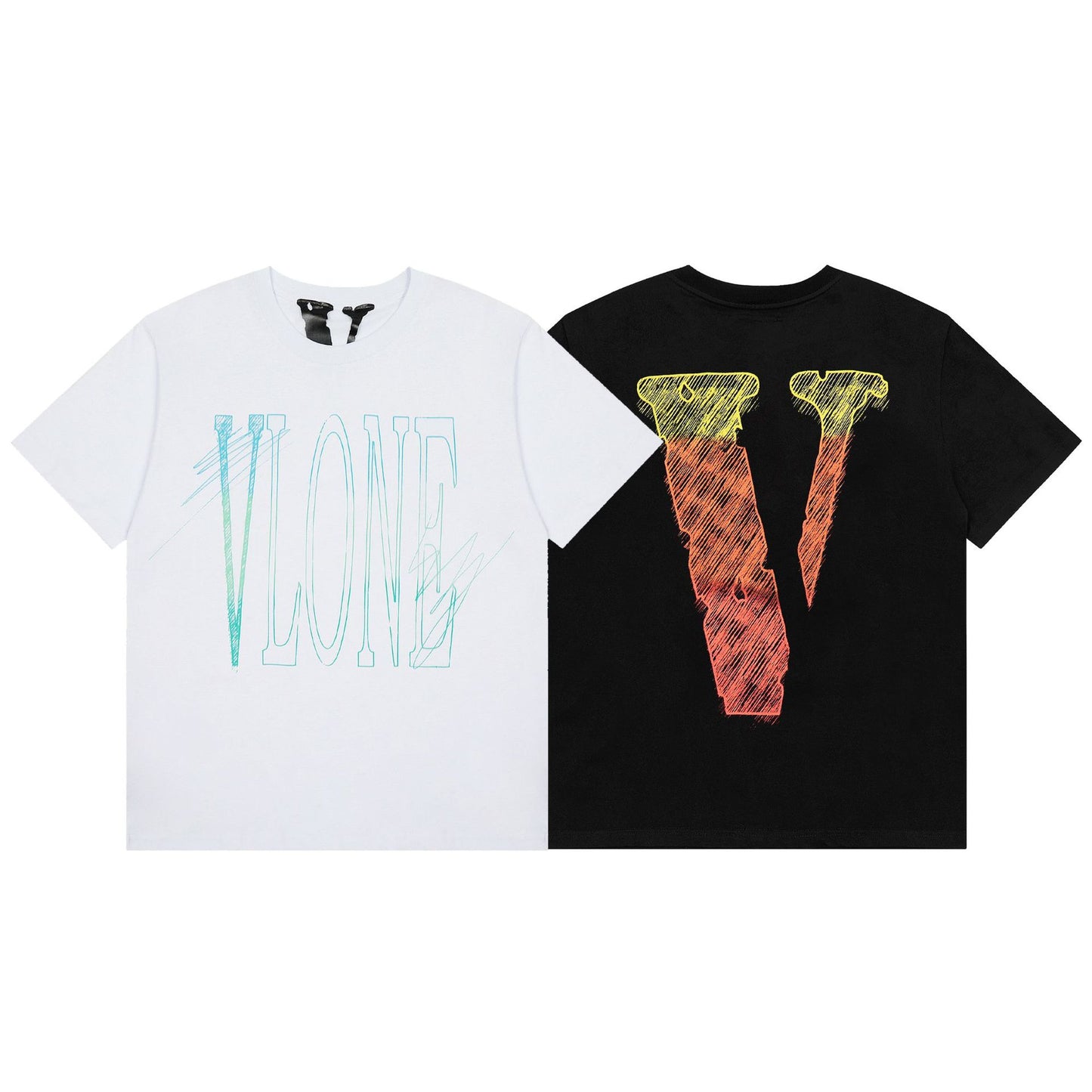 VLONE Black/White Cotton T-shirt