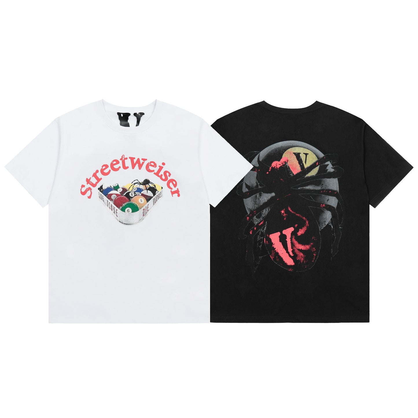 VLONE Black/White Cotton T-shirt
