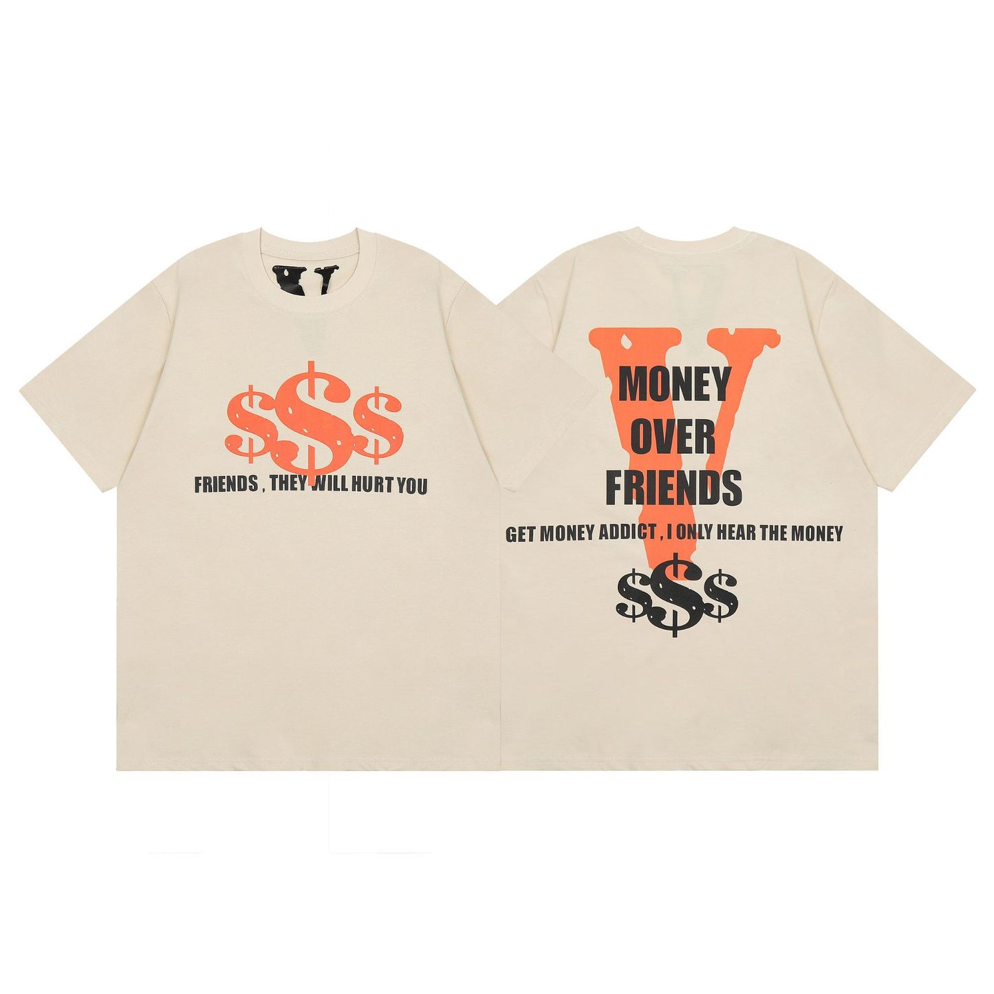 VLONE Beige Cotton T-shirt