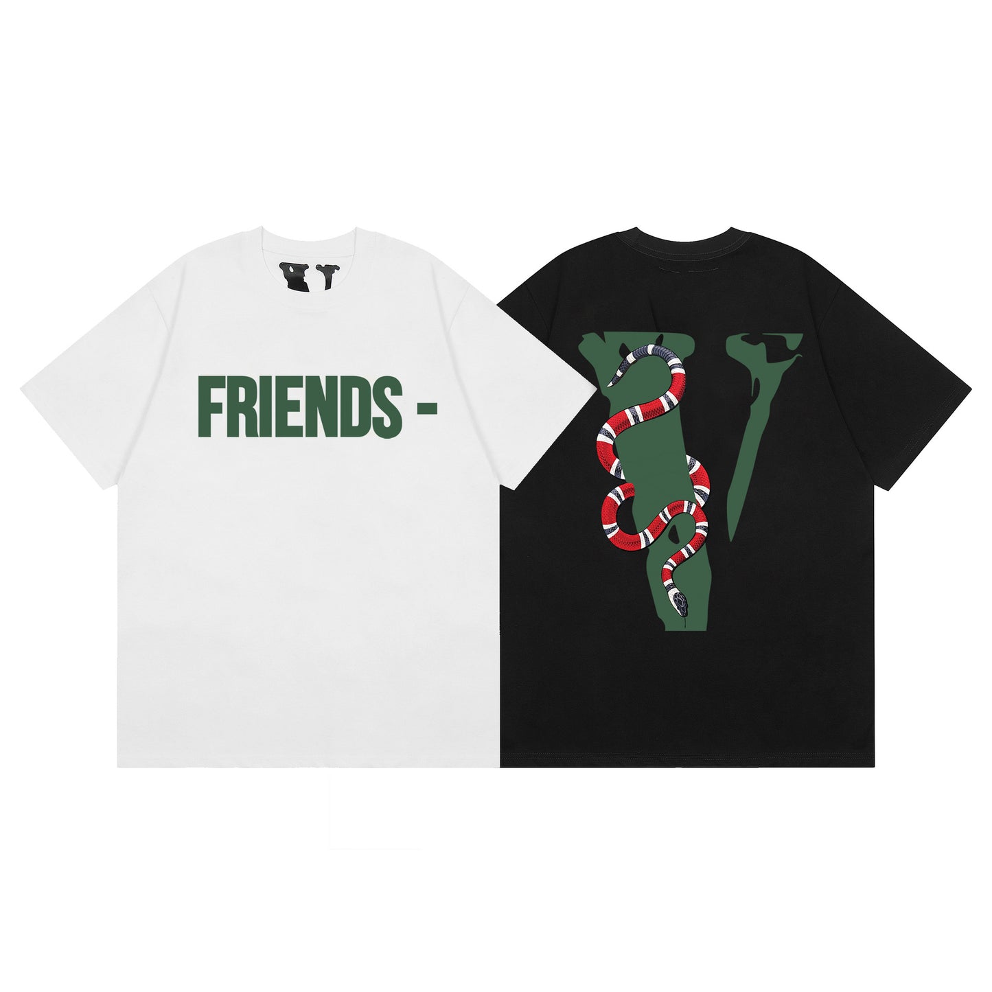 VLONE Black/White Cotton T-shirt