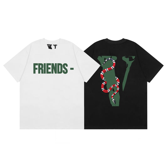 VLONE Black/White Cotton T-shirt