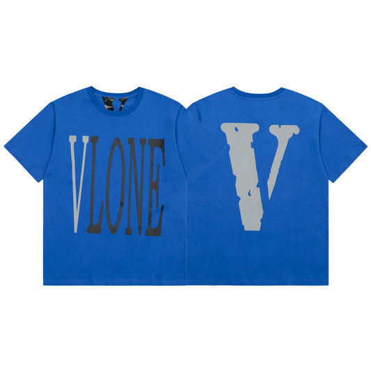 VLONE Blue Cotton T-shirt