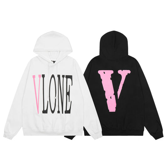 VLONE Black/White Cotton Hoodie