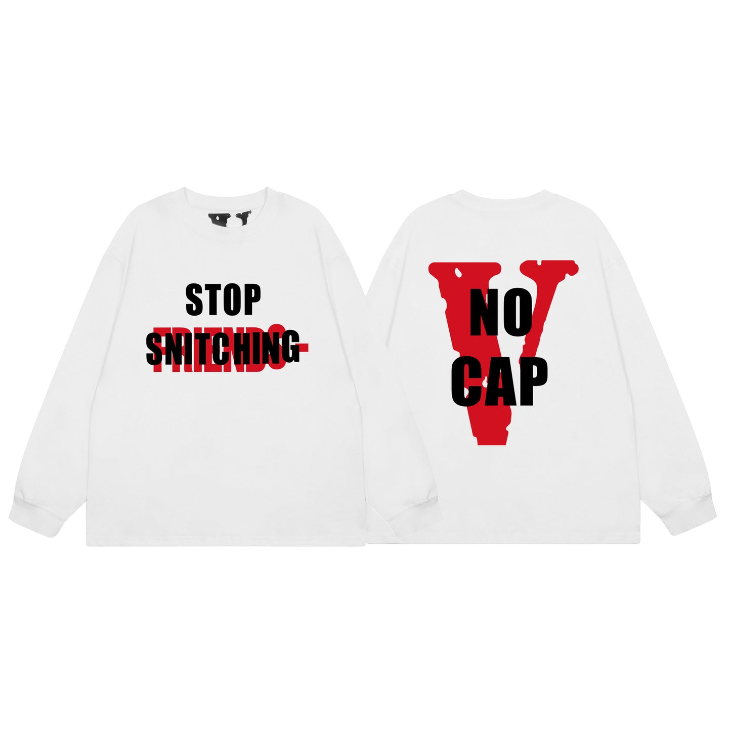 VLONE White Cotton Sweatshirt