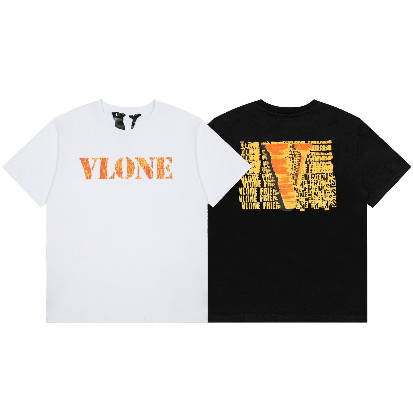VLONE Black/White Cotton T-shirt