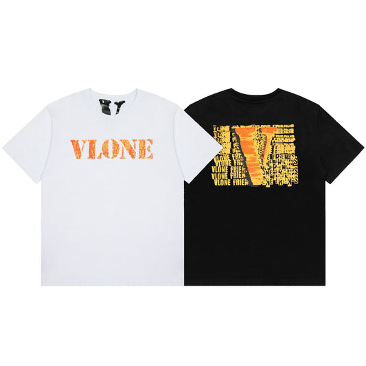 VLONE Black/White Cotton T-shirt