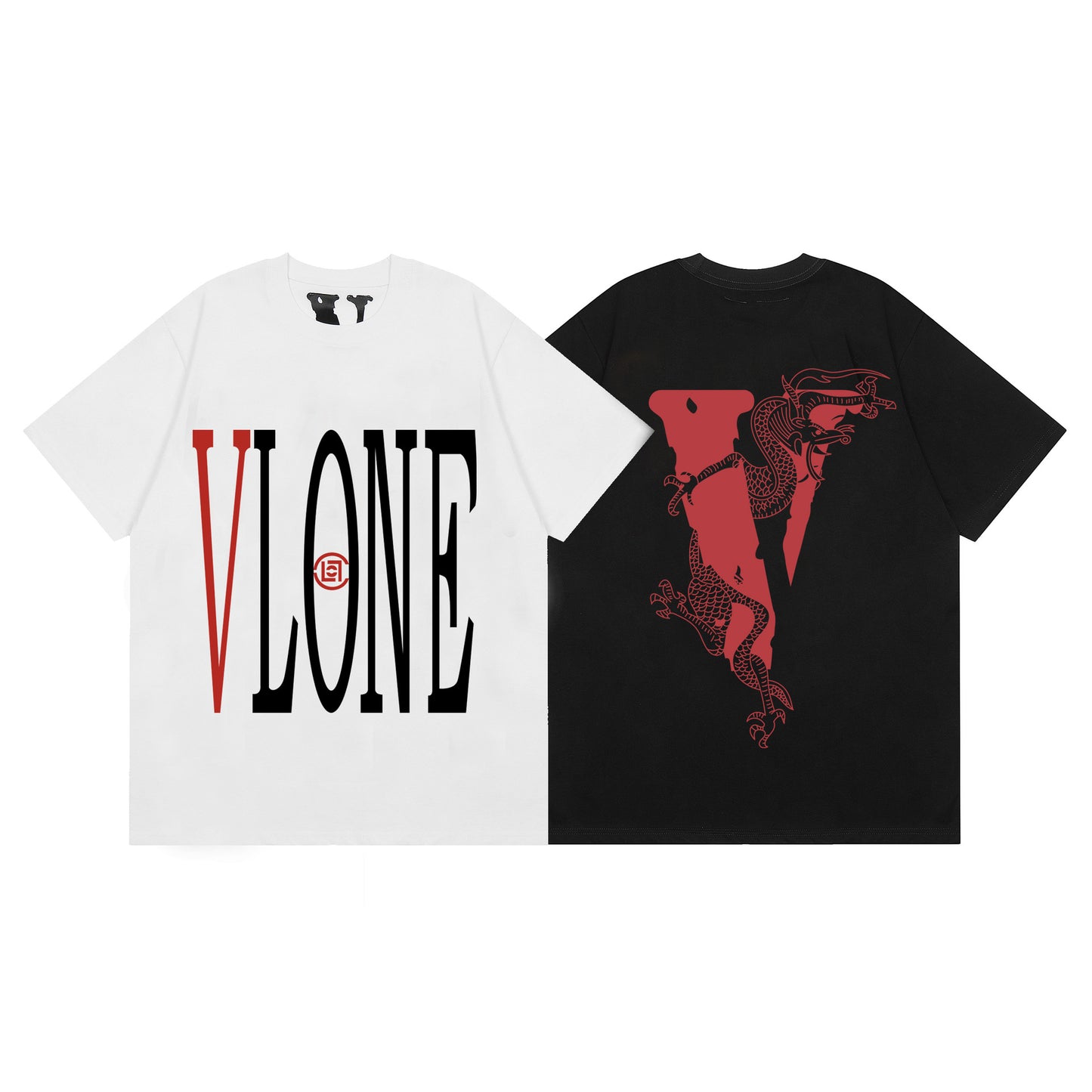 VLONE Black/White Cotton T-shirt