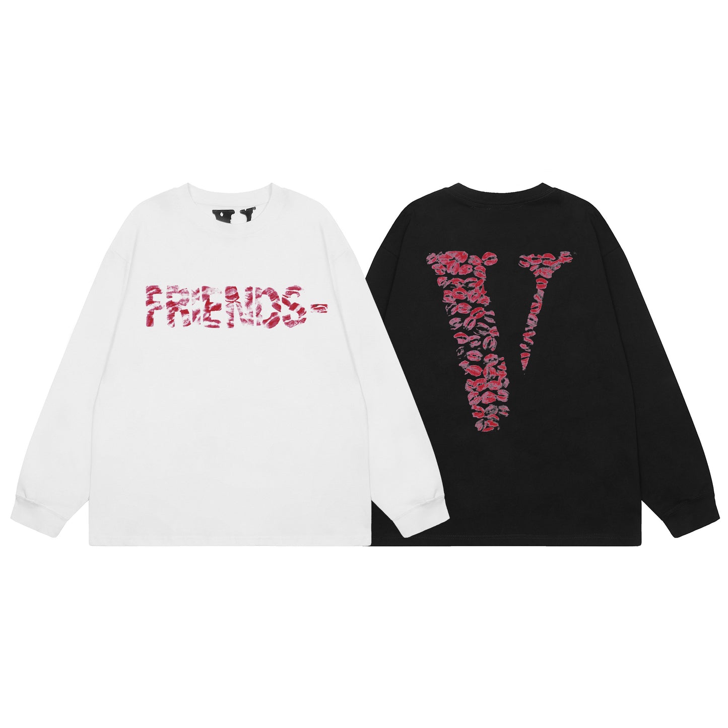 VLONE Black/White Cotton Sweatshirt