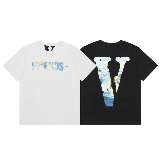 VLONE Black/White Cotton T-shirt