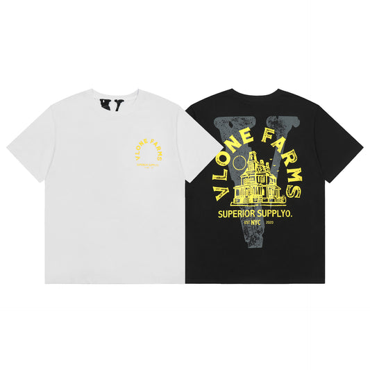 VLONE Black/White Cotton T-shirt
