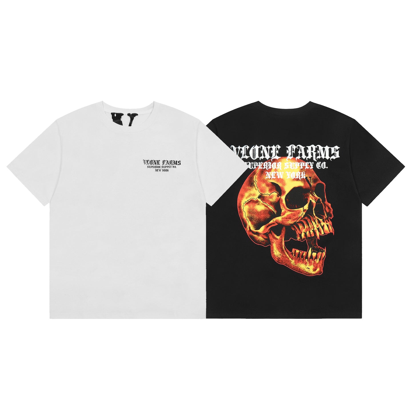 VLONE Black/White Cotton T-shirt