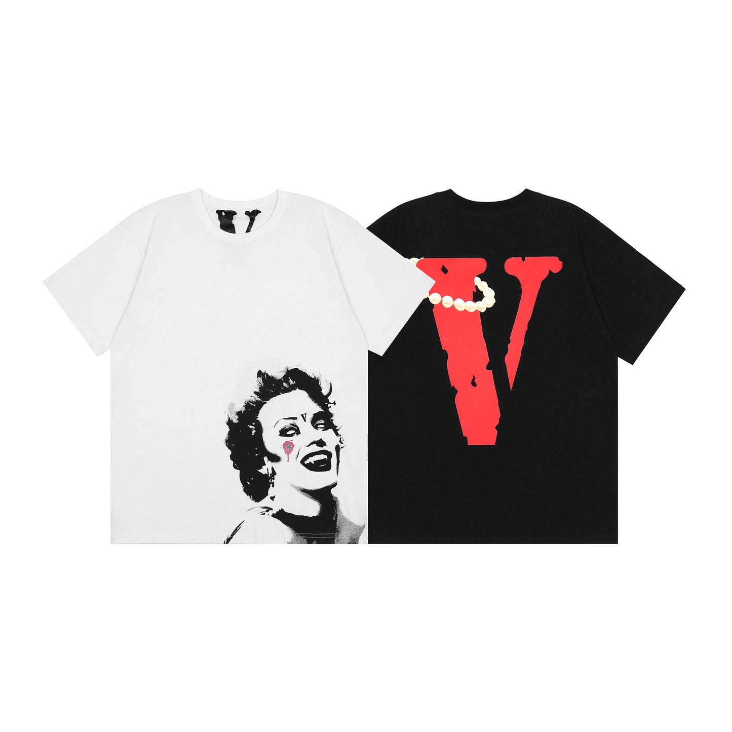 VLONE Black/White Cotton T-shirt