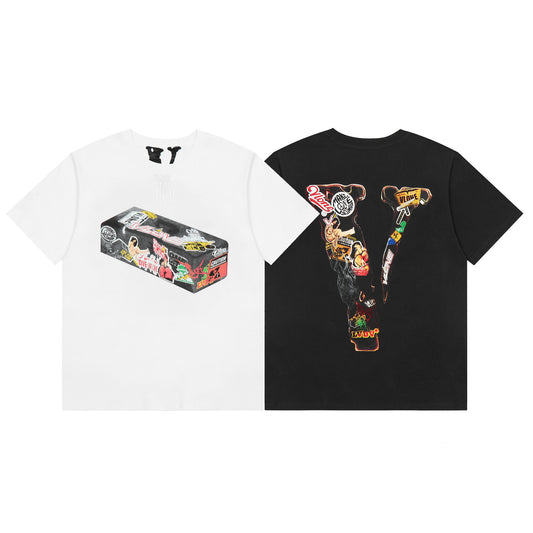 VLONE Black/White Cotton T-shirt