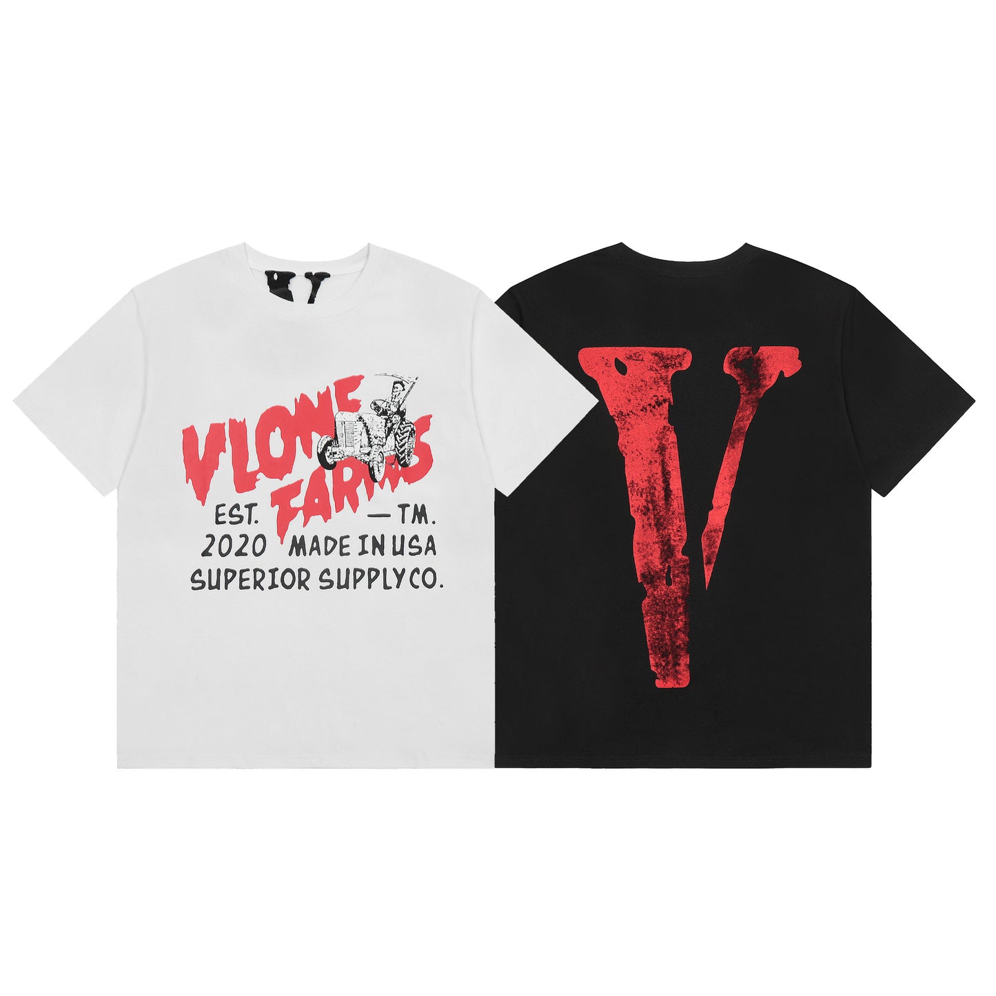 VLONE Black/White Cotton T-shirt