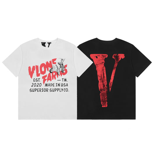 VLONE Black/White Cotton T-shirt