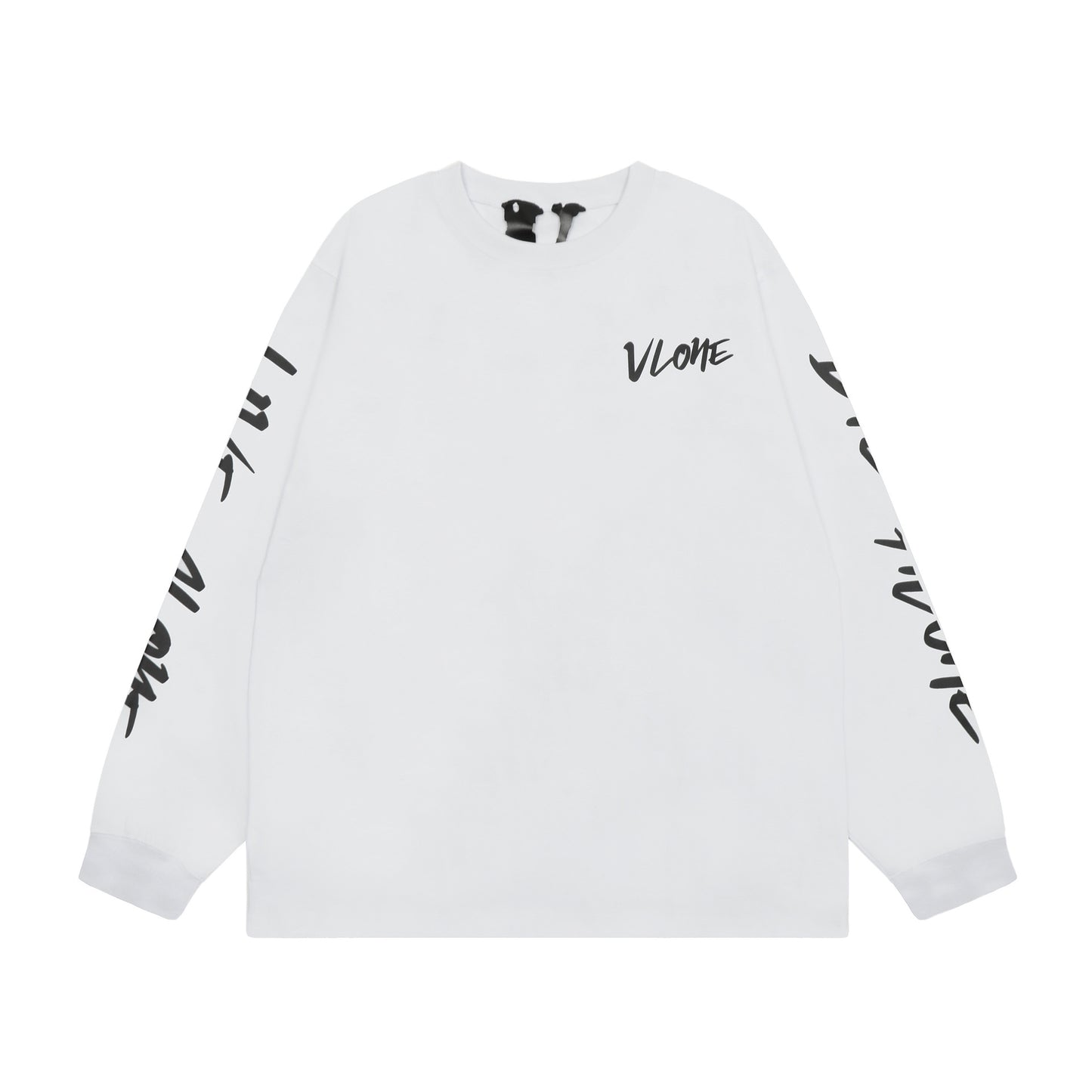 VLONE Black/White Cotton Sweatshirt