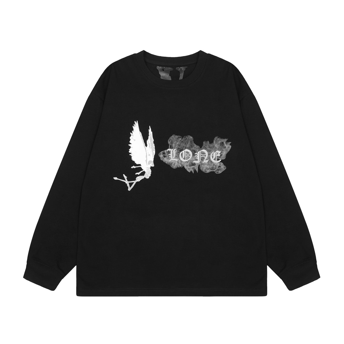 VLONE Black/White Cotton Sweatshirt