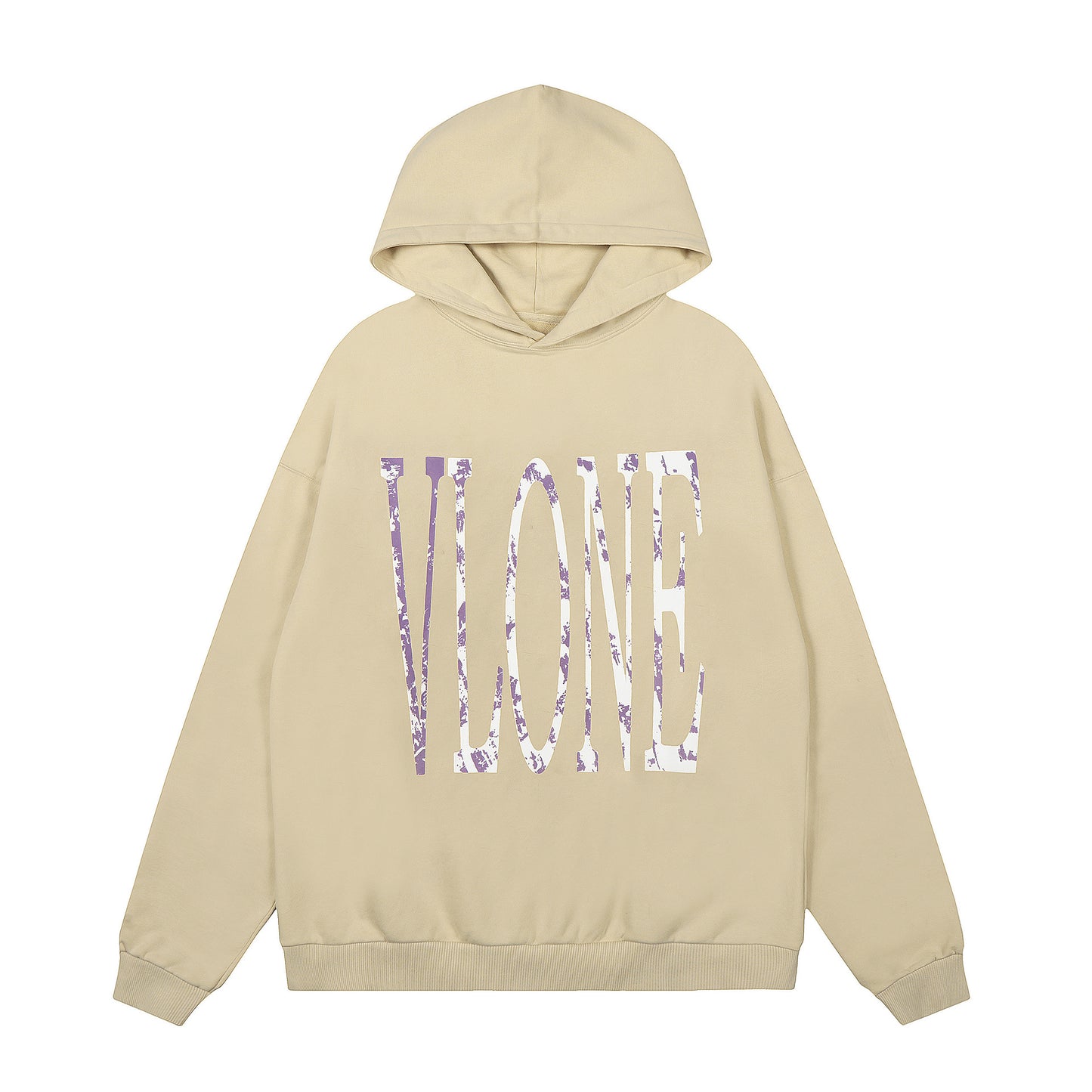 VLONE Black/Beige Cotton Hoodie