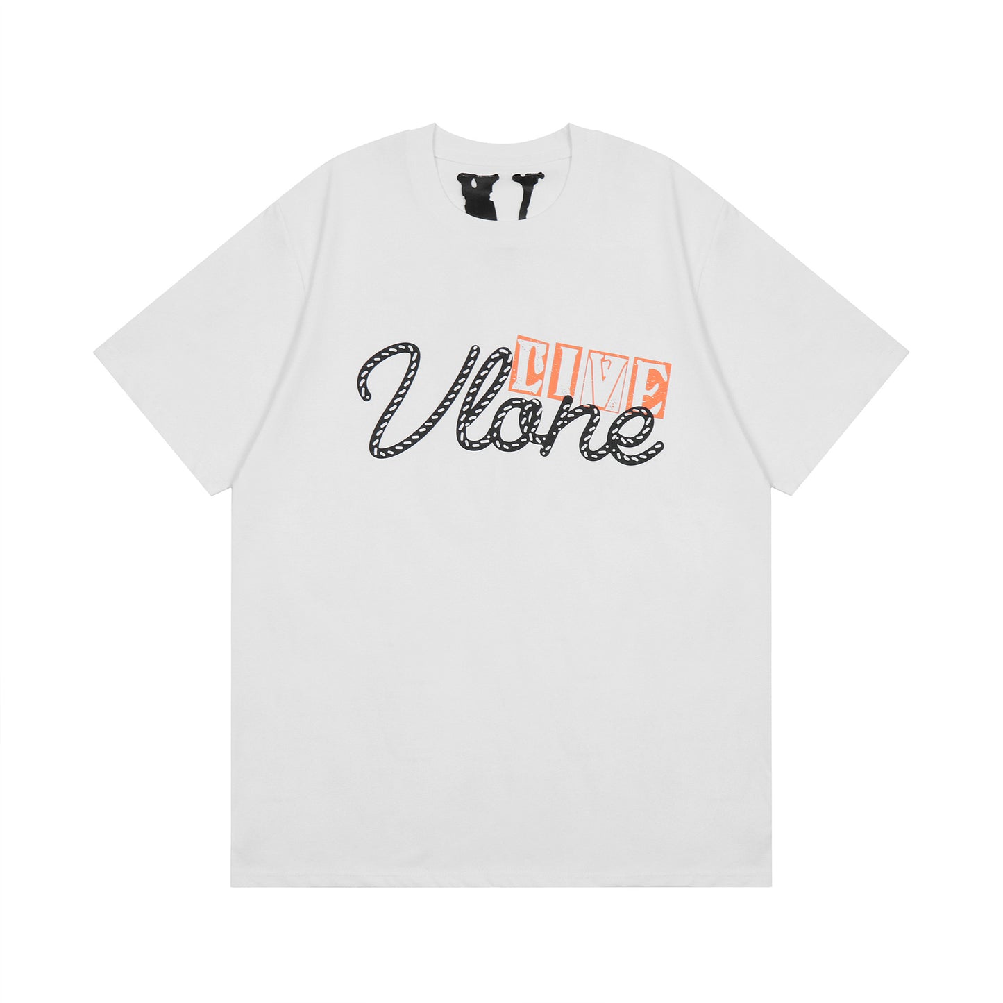 VLONE Black/White Cotton T-shirt