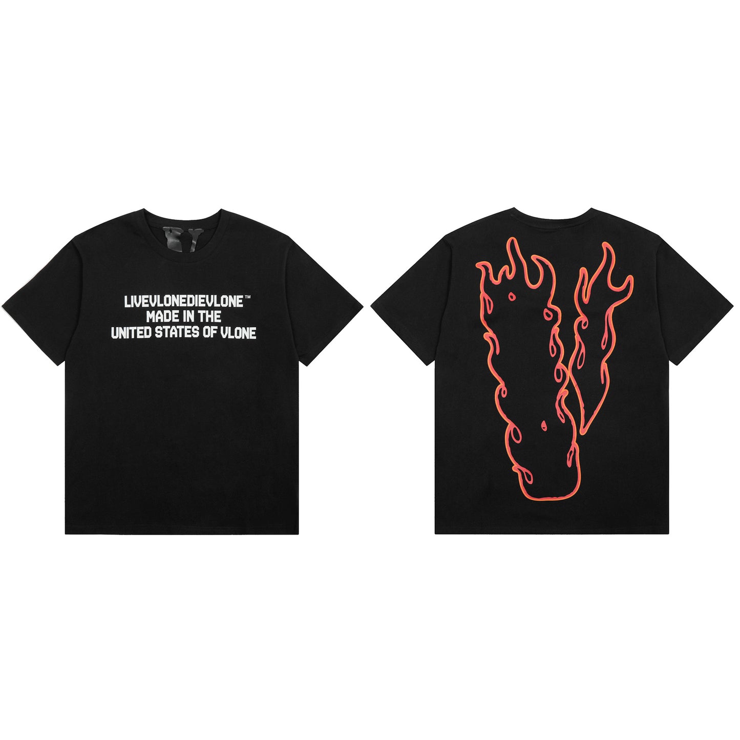 VLONE Black Cotton T-shirt