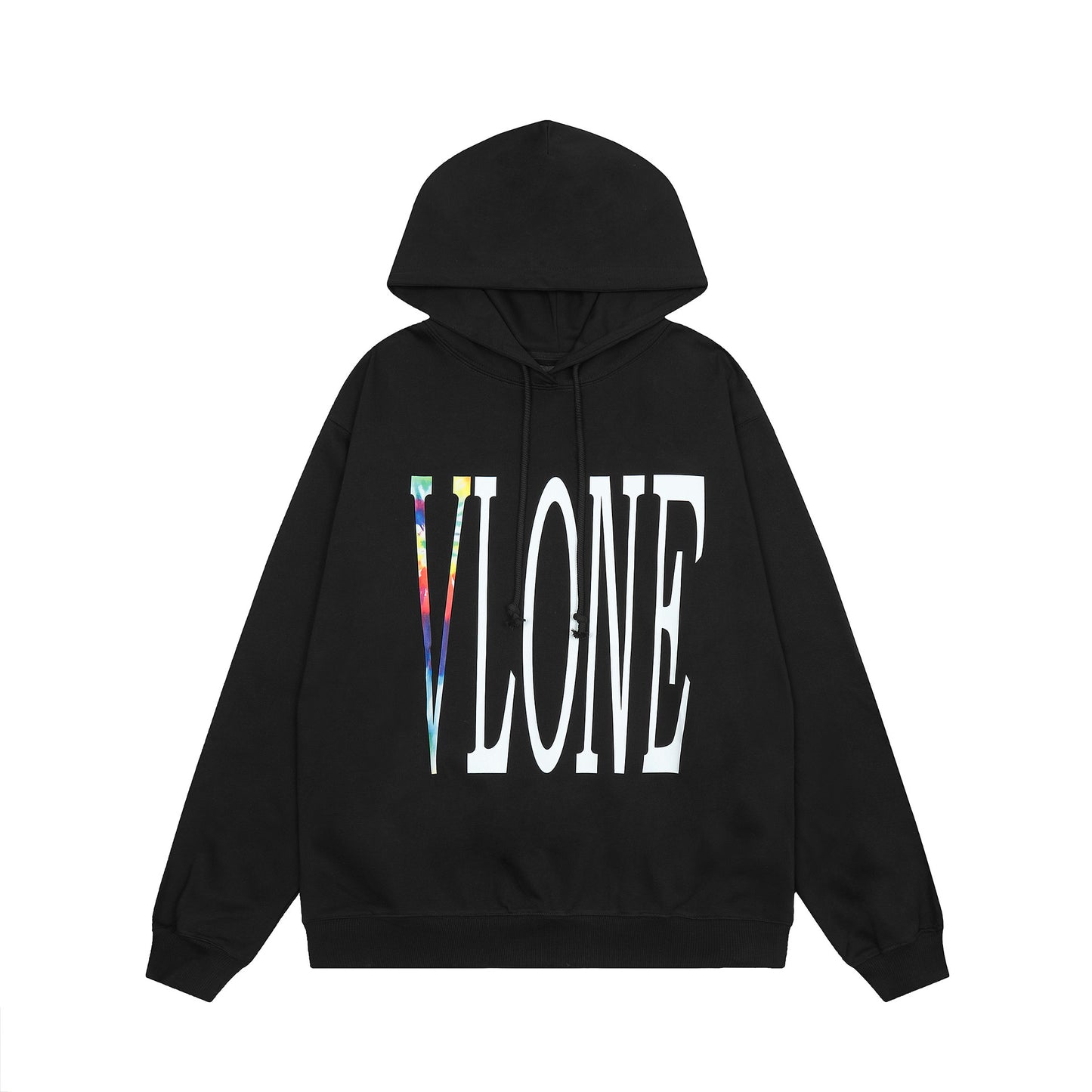 VLONE Black/White Cotton Hoodie