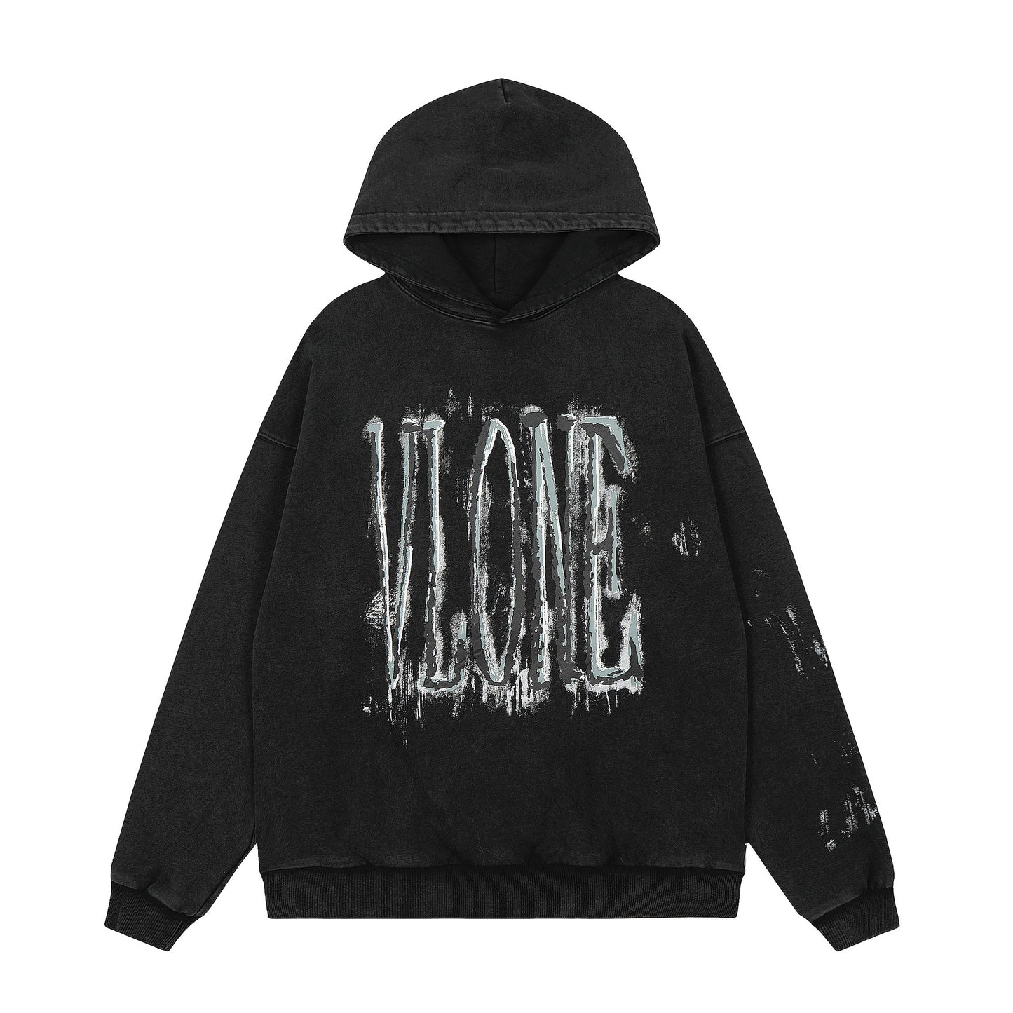 VLONE Black/Beige Cotton Hoodie