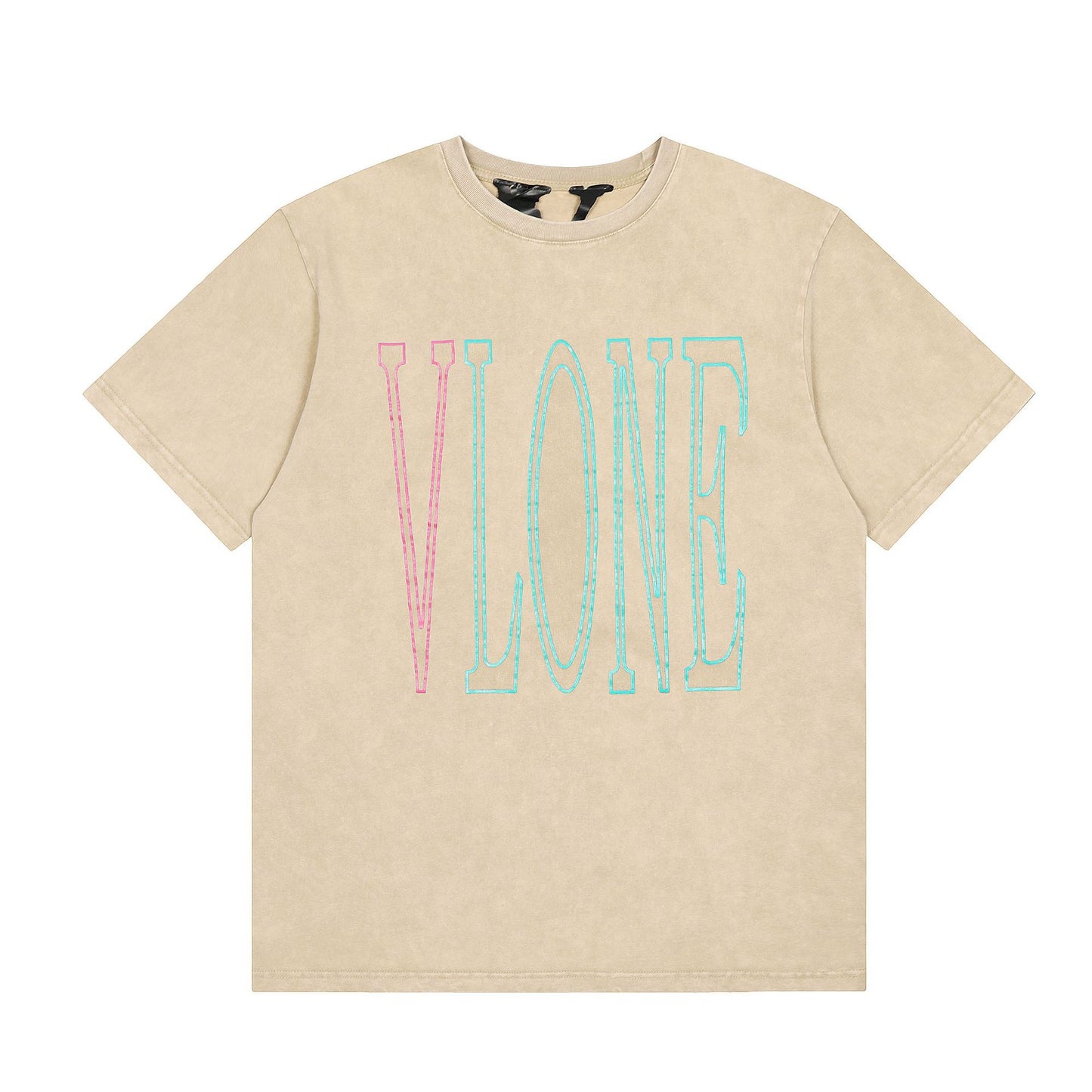 VLONE Black/Beige Cotton T-shirt