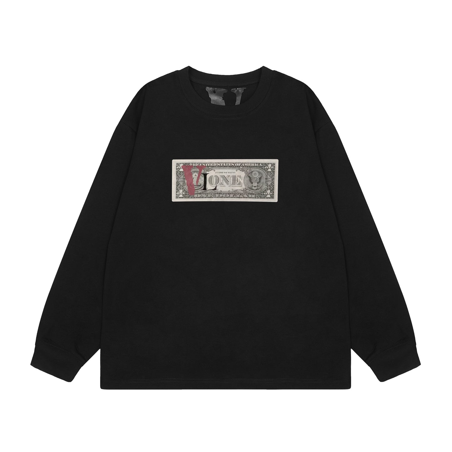 VLONE Black/White Cotton Sweatshirt