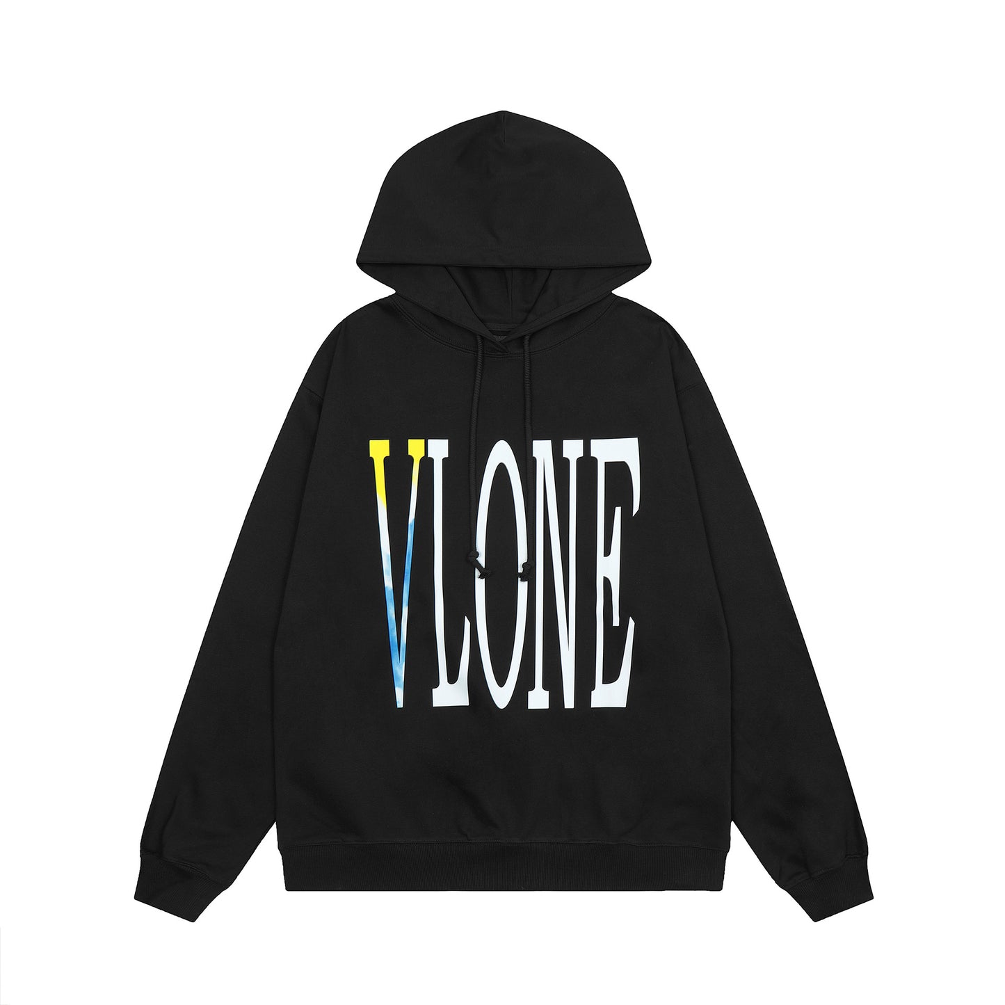 VLONE Black/White Cotton Hoodie