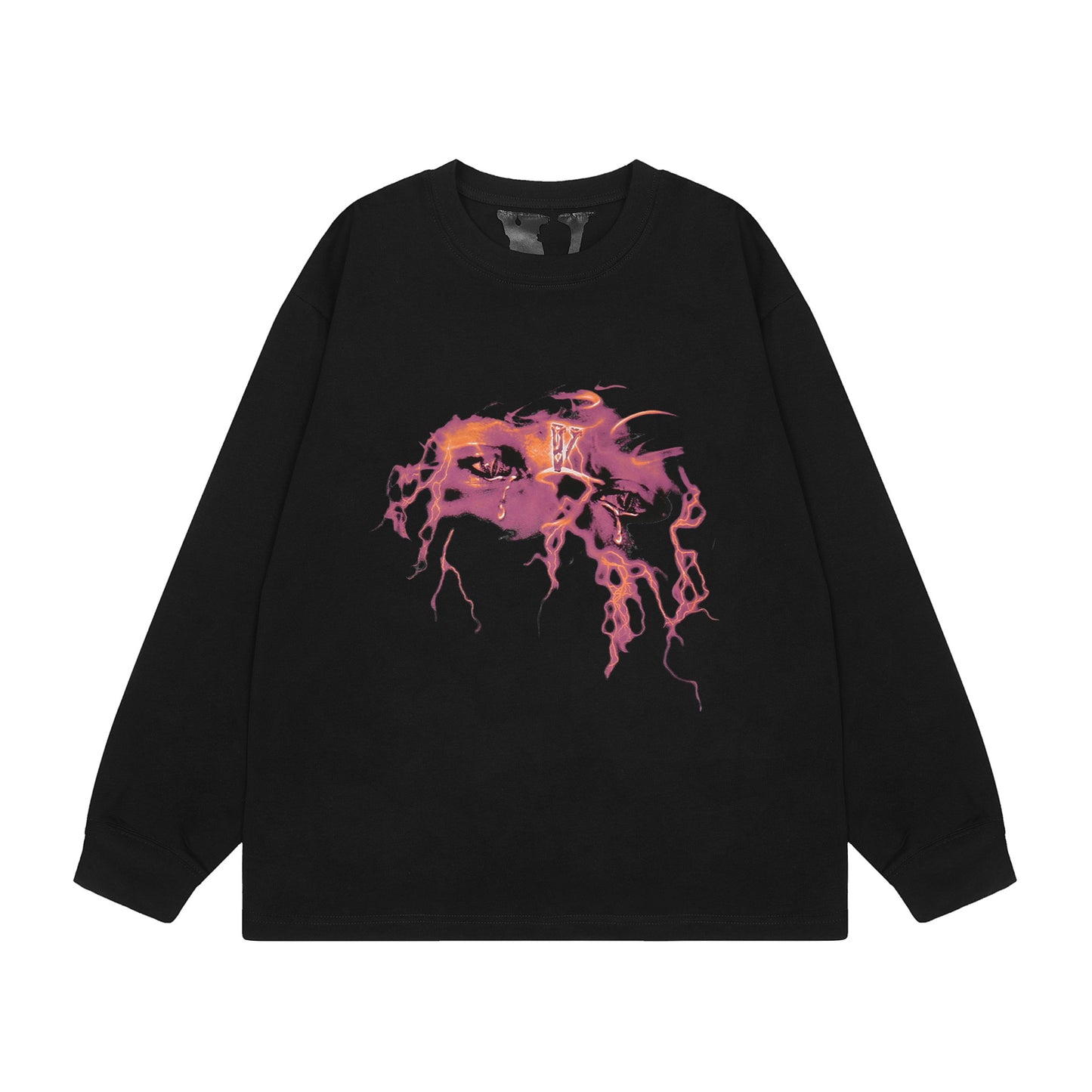 VLONE Black/White Cotton Sweatshirt