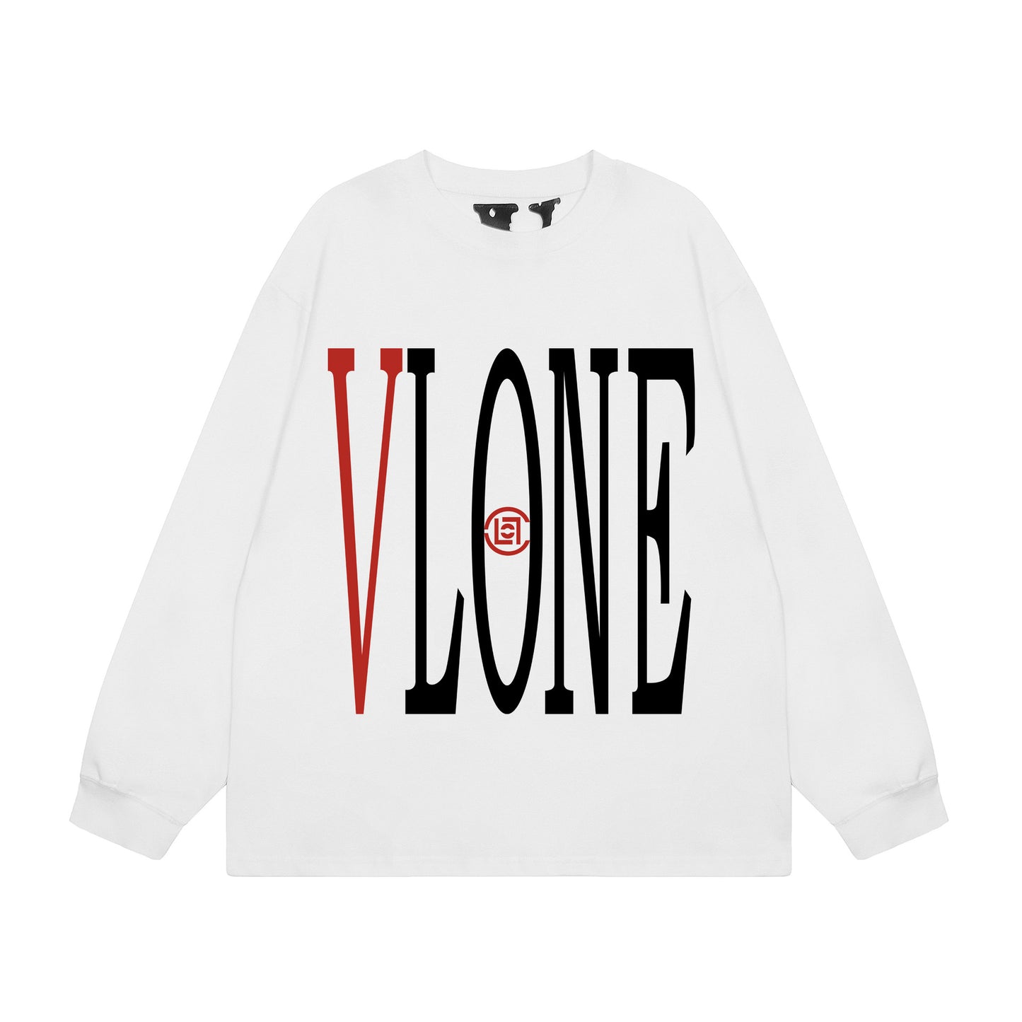 VLONE Black/White Cotton Sweatshirt