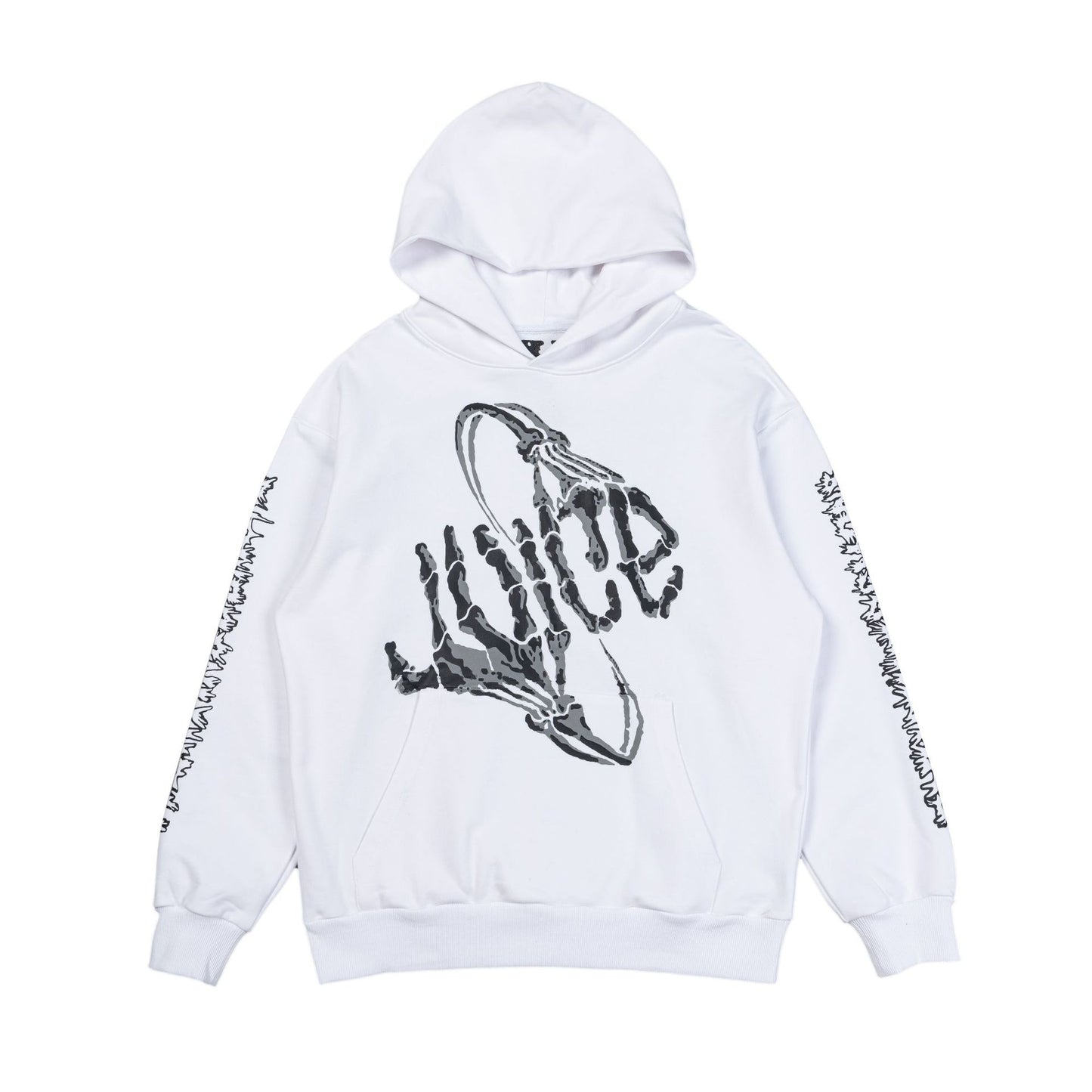 VLONE Black/White Cotton Hoodie