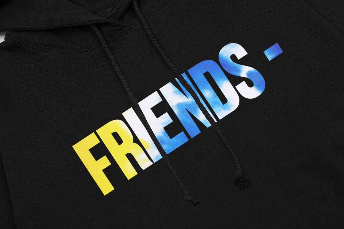 VLONE Black/White Cotton Hoodie
