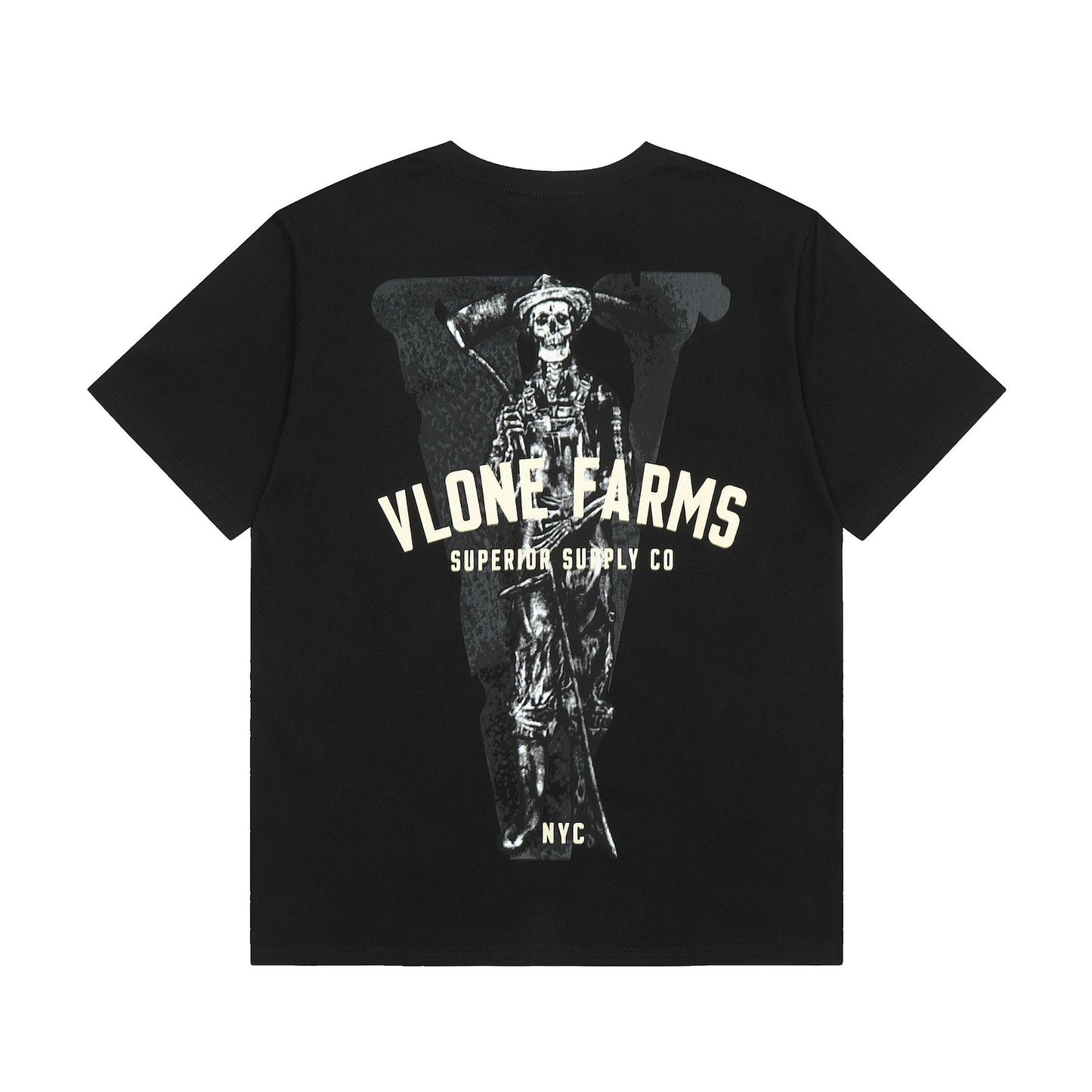 VLONE Black/White Cotton T-shirt