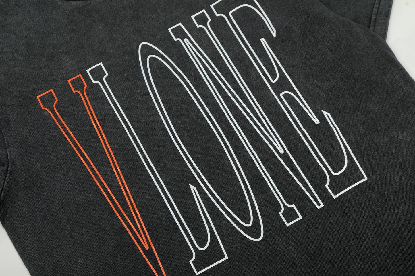 VLONE Black/Beige Cotton T-shirt