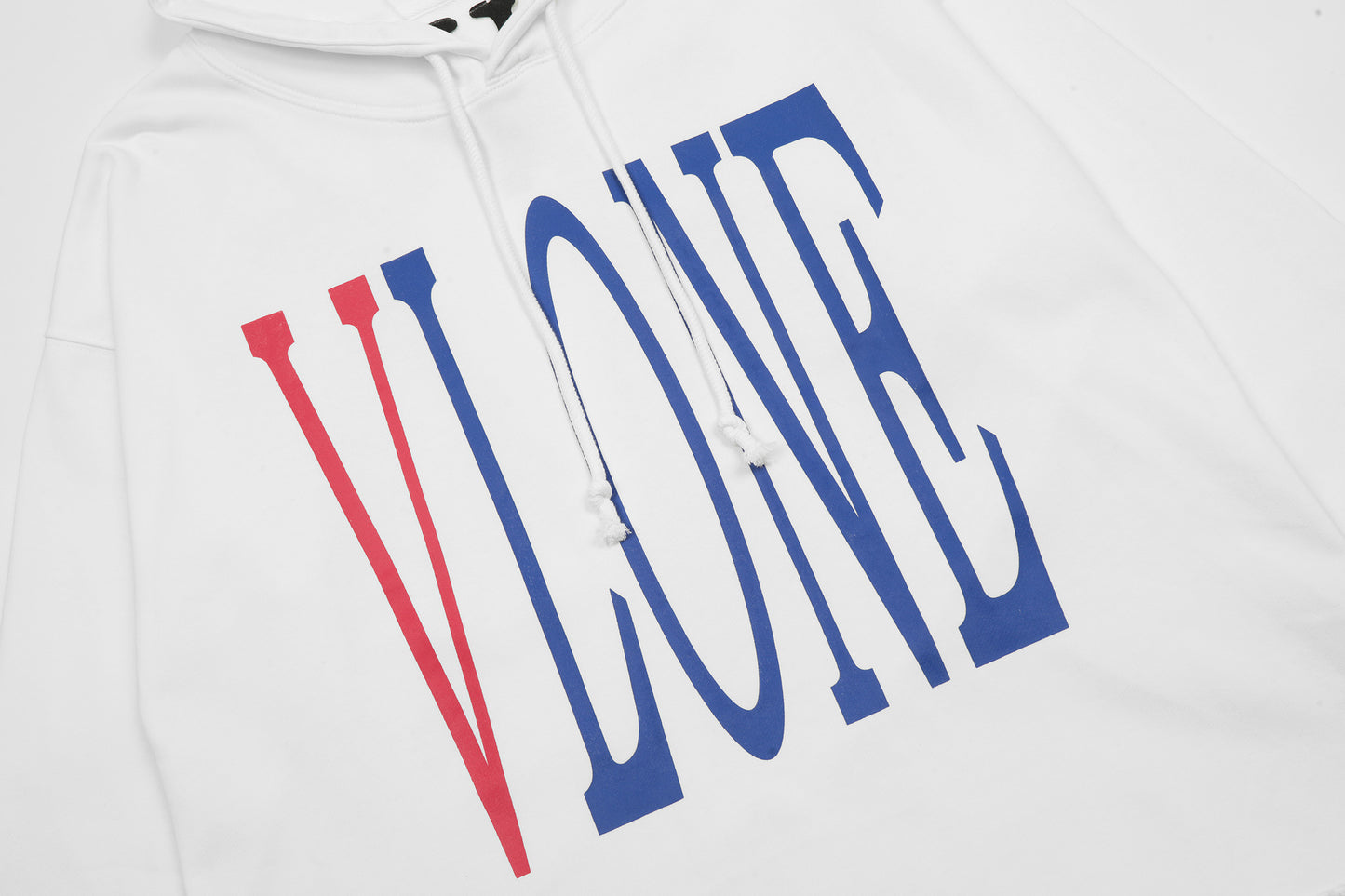 VLONE Black/White Cotton Hoodie