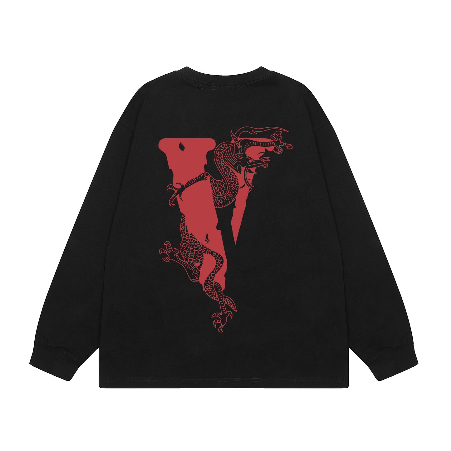 VLONE Black/White Cotton Sweatshirt