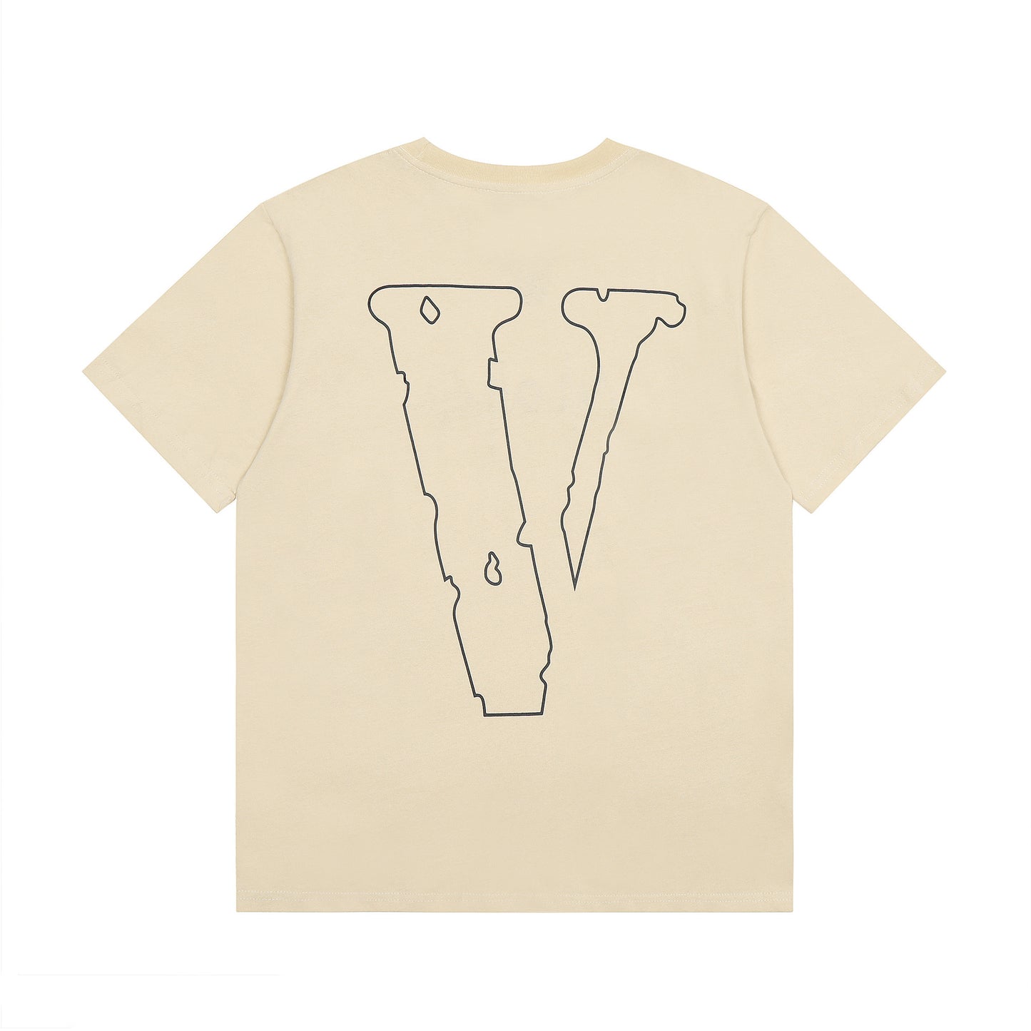 VLONE Black/Beige Cotton T-shirt
