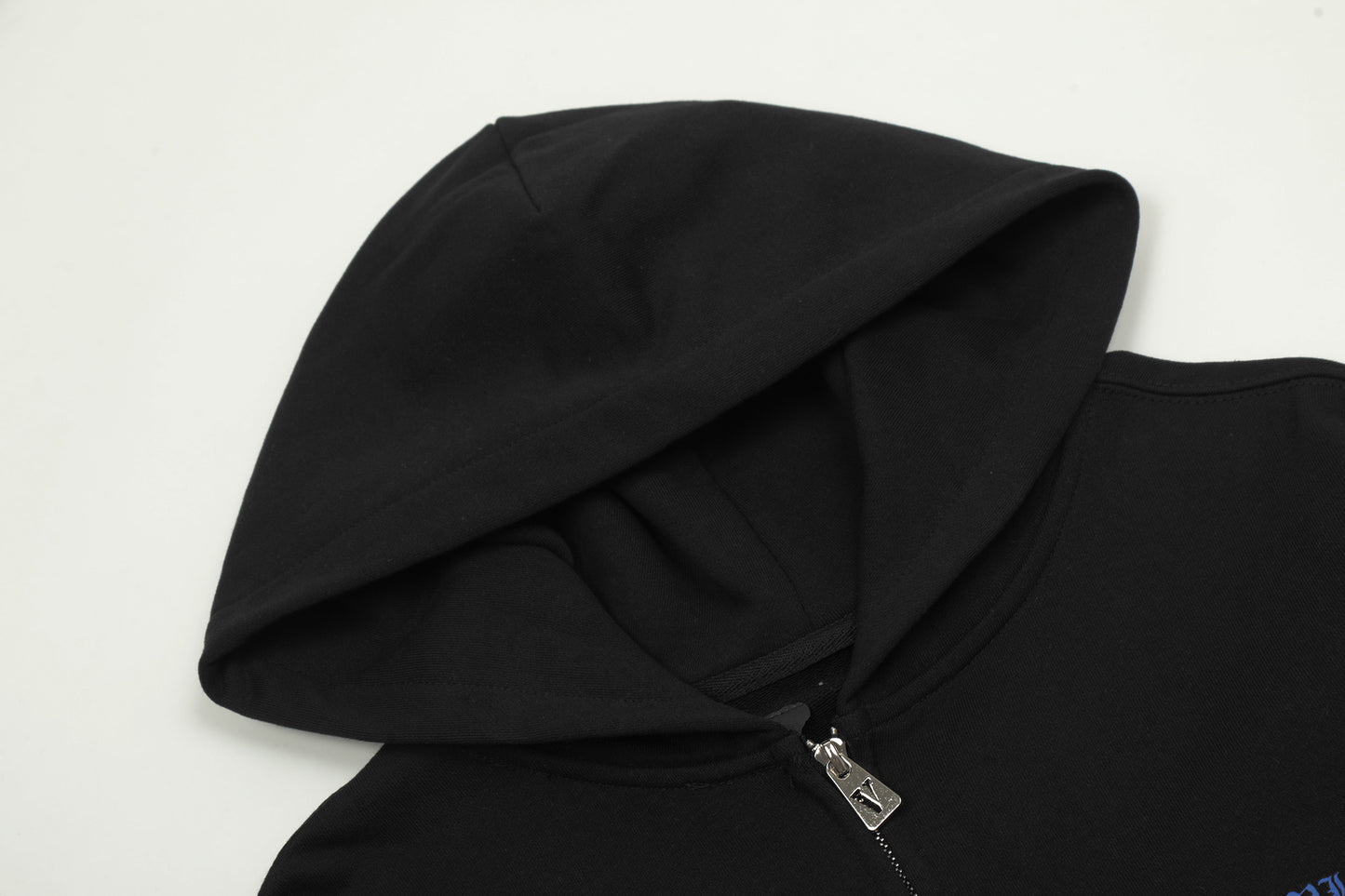 VLONE Black Cotton Hooded Jacket
