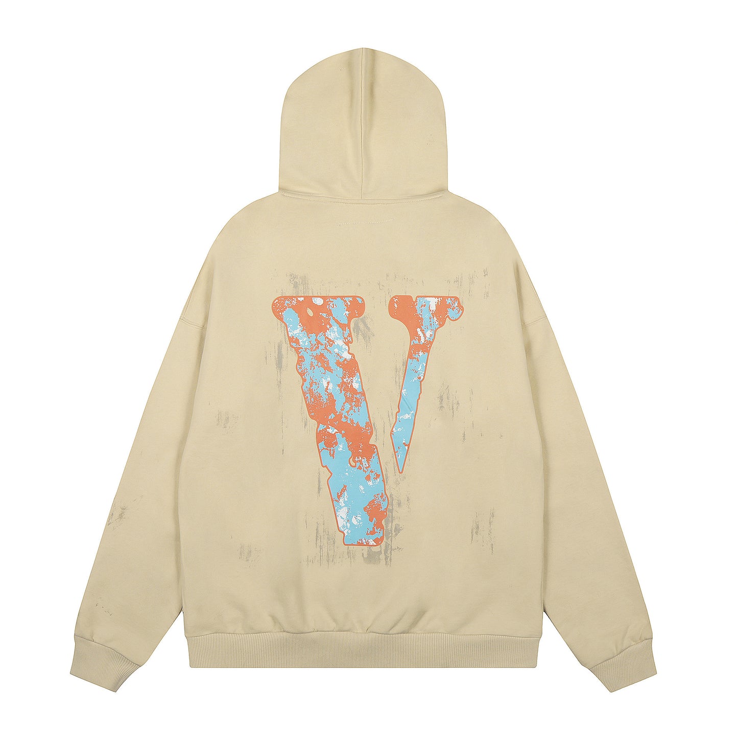 VLONE Black/Beige Cotton Hoodie