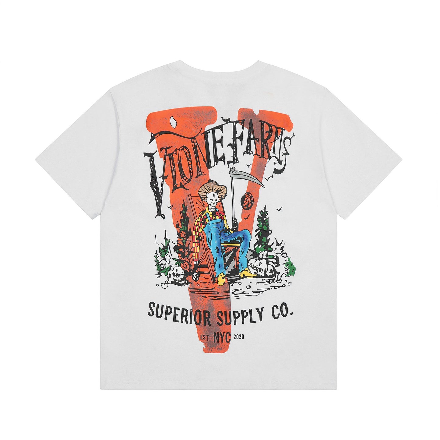 VLONE Black/White Cotton T-shirt